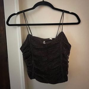 Urban outfitters leopard print crop top